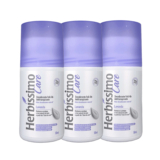 Kit Desodorante Roll-On Antitranspirante Herbíssimo Care Lavanda 50ml (3 unidades)