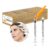 Seringa 1ml Luer Lock Zero Resíduo Cristalina + Agulha 25G Dispositivo Segurança 50 unid