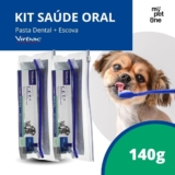 Kit 2 Pasta Dental Virbac Enzimática CET para Cães e Gatos – 70 g