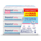 Kit com 4 Lenços Umedecidos Hipoalergênico 48un – Bepantol