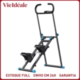Simulador De Caminhada Aparelho De Ginástica Dobrável 120kg C/ Visor LCD Treino Em Casa