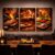 Quadros Decorativos Vinho Churrasco Restaurante Jantar Cozinha MDF 3mm