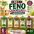 Kit Feno Saborizado Premium 500g 5 Sabores Naturais P/ Coelho Hamster Porquinho da Índia Chinchila