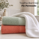 Toalha Banhão Gigante Fio Penteado Grossa 430g/m2 100% Algodão Capri Hotel Super Macia Atlantica