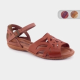 Sandalia New Face Couro Feminina Confort 31412/31413