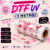 Adesivo DTF UV 1 Metro 29×100 | Transfer UV Alto Relevo | Envio Rápido