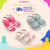 Sandália Feminina Infantil Verão Primavera Criança Papete Anabela Menina (Rosa, Azul, Off White)