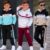 Conjunto Masculino Infantil Roupa De Inverno Calça e Casaco Chimpa Peluciado