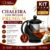 Chaleira de Vidro 1,250 Litros 1/2/3/4 com Infusor Inox Removível Premium para Chá e Infusões Resistente ao Calor