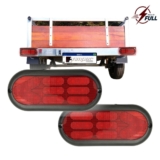 Par Lanterna Traseira 18 Led’s Para Carretinha Reboque Trailer Lanterna Traseira Reboque Full Led