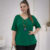 Blusa Plus Size Feminina Manga Curta  Casual Elegante Novidade 2026