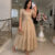 Vestido Midi Feminino Laise Bordado  Elegante Manga Princesa com Cinto Zulma Fashion