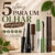 Kit 5 Delineador Líquido Máscara de cílios Fix Brow Gel para Sobrancelha e Lápis de Olho Preto e Marrom