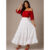 Roupa Religiosa Branca de Umbanda Candomblé Saia Feminina Navalha em Chiffon modelo de luxo