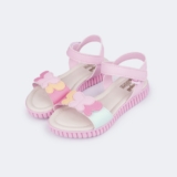 Sandália Infantil Borboletas Fecho Duplo Pampili