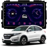 Multimídia Honda Hrv 2015 A 2018 2ram+64gb Carplay Android Gps Bluetooth 9 Polegadas