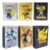 Cartas de Pokémon com 55 Peças Dourado, Preto , Prata, Colorida Edition Cards Raros e Colecionáveis.