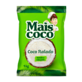 Coco Ralado Úmido e Adoçado – Mais Coco 1kg