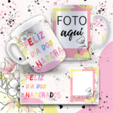 Caneca  de Porcelana Personalizada com Foto – dia dos namorados – Feminino Presente