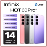 Smartphone Infinix Hot 60 Pro+ 8GB RAM 256GB NFC Bateria 5160mAh Android