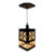 Luminaria Lustre Pendente De Teto Petala Cristais Mdf 3mm 20×12 Preto