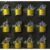 kit 5 Cadeados 20mm Mini para Armários/Bolsa/Mala em Metal Premium com 2 Chaves
