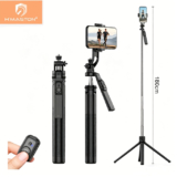 H’maston ZP-17 Bastão Tripé Pau De Selfie Para Celular Com Controle 181 Cm