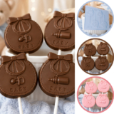 FORMA SIMPLES PIRULITO BABY CÓD.:1382 – (C6) EM ACETATO BWB PARA BOMBOM, DOCES DE CHOCOLATE E CONFEITARIA. (CHOCO)