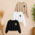 Blusa De Frio Curta Cropped Moletom Feminina Com Manga Longa De Qualidade Yin e yang