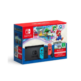 Console Nintendo Switch 32GB + Jogo Mario Wonder – Vermelho/Azul