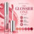 Gloss Labial The Glossier One Blow – Ruby Rose  Brilho Intenso Transparente Efeito Espelhado 6 Cores