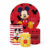 Painel Redondo + Trio de Capas Decorativas Sublimado Tema Mickey