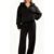 Conjunto Feminino Inverno Peluciada com Capuz –Jaqueta Cropped + Calça Confortável e Quentinha Look Casual Elegante 5669