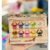 Brinquedo Educativo Labirinto Das Cores Com Bastão Magnético Infantil Montessori Cordenação Motora