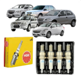Kit Vela De Ignição NGK Celta Corsa Prisma Onix 1.0 8v Flex