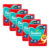 Kit 5 Pacotes Fralda Descartável Infantil Pampers Supersec Barato Revenda