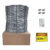 Cerca Concertina Dupla 45cm 12 Metros com Kit Completo Galvalume Segurança Muro Residencial