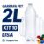 Kit 10 Garrafas PET 2 Litros Lisa C/ Tampa PCO 28mm PET Virgem Para Alimentos Bebidas e Líquidos –2L