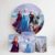 Kit Painel Redondo + Trio Capas Cilindro Sublimado 150×150 Completo Varios Temas Frozen