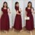 Vestido Midi Feminino Manga Curta  Elegante Com Lastex Nas Costas