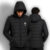 Jaqueta Bobojaco VNM 04 Casaco Gominho Unissex Capuz Removível Impermeável Puffer Inverno Frio