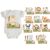 Kit Body Mesversario Bebê Safari Menino cod 0006 (De 1 a 12 Meses)Personalizado(SEM NOME)