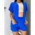 Conjunto Kimono e Short Feminino Com Bolso Duas peças Liso