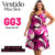 Vestido Plus Size Feminino GG3 Alça Larga  Soltinho Malha Confortável Moda Verão Casual Feminina