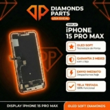 TELA DISPLAY FRONTAL IPHONE 15 PRO MAX OLED SOFT DIAMONDS ORIGINAL
