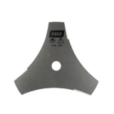 Lâmina Faca Para Roçadeira 3 Pontas Furo 1Pol. Ou 3/4Pol. 254mm Profissional Resistente Super Afiado