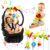 Móvel Espiral Brinquedo Lagarta Sensorial 0-3 Anos Carrinho Bebê Conforto Berço Chocalho Macio