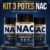 kit 3 NAC N-Acetil L-Cisteína Precursor da Glutationa Imunidade e Saúde do Fígado 500mg – 180 Caps