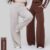 Kit 2 Calças Femininas Moletinho Peluciado Wide Leg Reta Cós Alto com Bolso