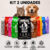 Kit 2 Eliminador Odores Limpeza à Seco Pó Higiênico Pet Bandeja Higiênica Areia Gato Seca Xixi Cães